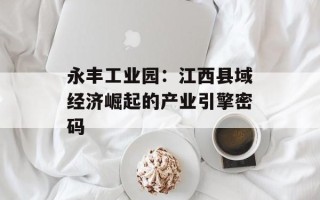 永丰工业园：江西县域经济崛起的产业引擎密码
