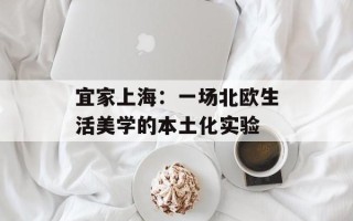 宜家上海：一场北欧生活美学的本土化实验